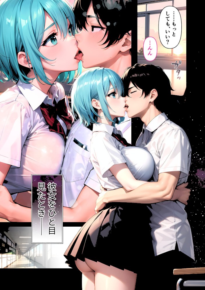 巨乳な転入生にヤリたい放題 第1話 〜不思議なあの娘はエッチを断らない〜 モザイク版【ラビットフット】|ラビットフット2