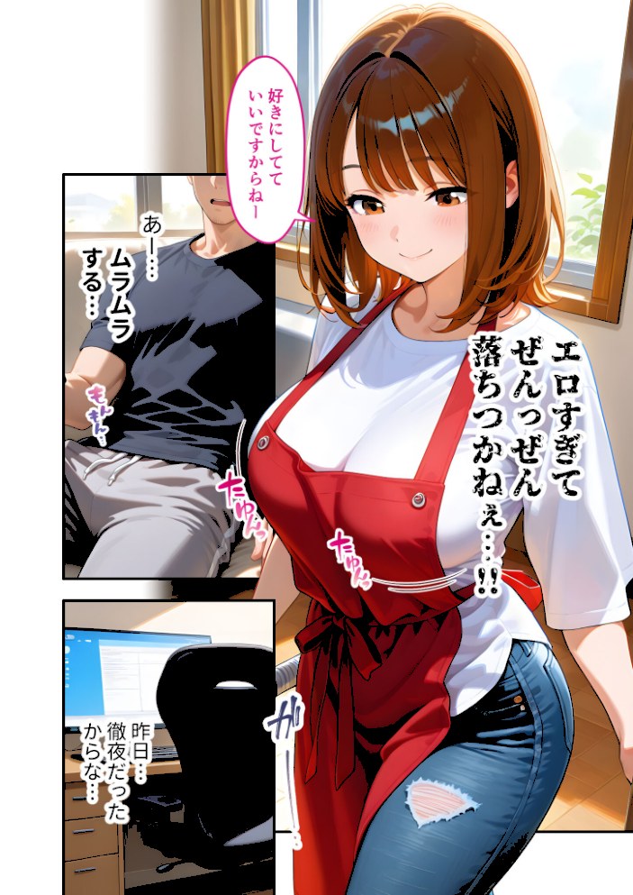 家性婦の成瀬さんは竿のお掃除までしてくれる 〜爆乳・爆尻持ちのド変態お姉さん〜 モザイク版【ラビットフット】|ラビットフット7