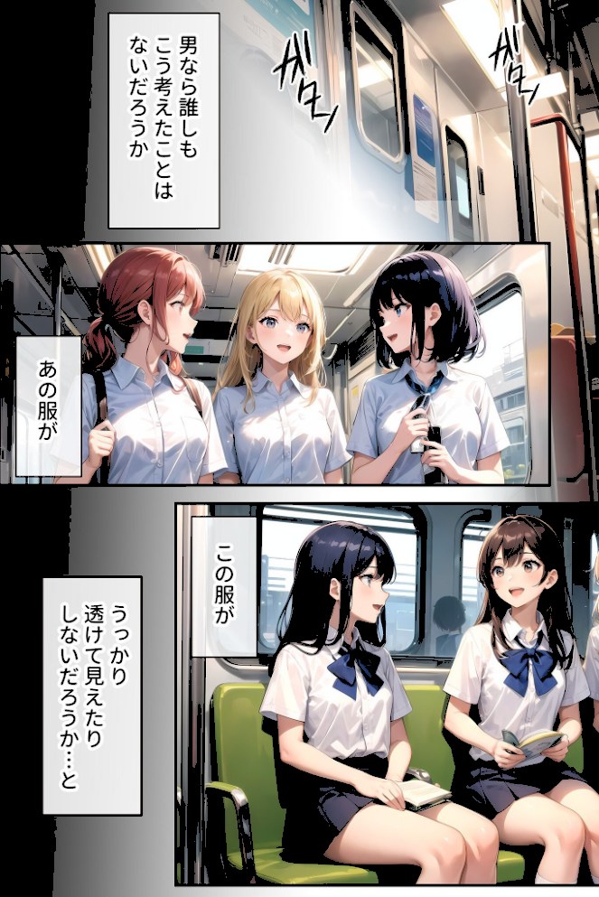 陰キャの僕、透視の力を手に入れる。デラックス! 〜最凶能力で学園ハーレム化計画〜 モザイク版【ラビットフット】|ラビットフット3