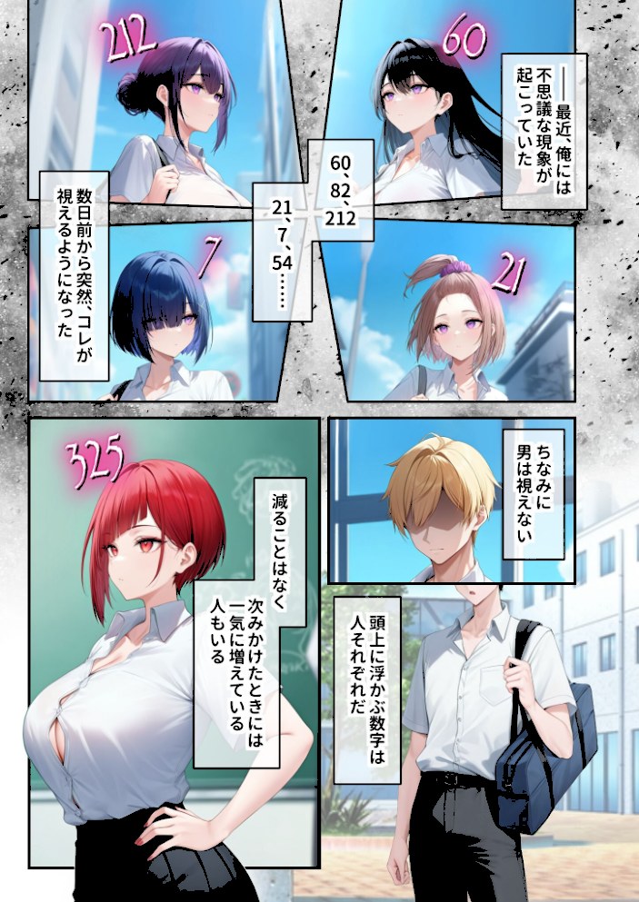 能力:絶頂回数カウンターを獲得しました。 〜自称ビッチは実は処女!?〜 モザイク版【ラビットフット】|ラビットフット6