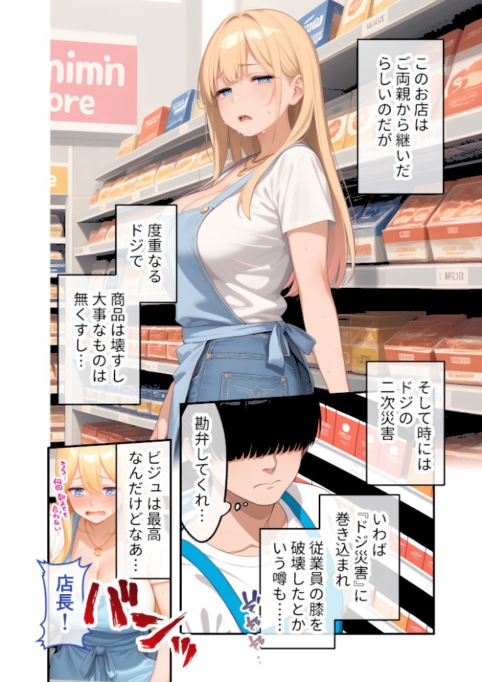 ゆるふわギャル店長のごほうびえっち 〜スタンプカードで生ハメ放題!?〜 モザイク版【ラビットフット】|ラビットフット9