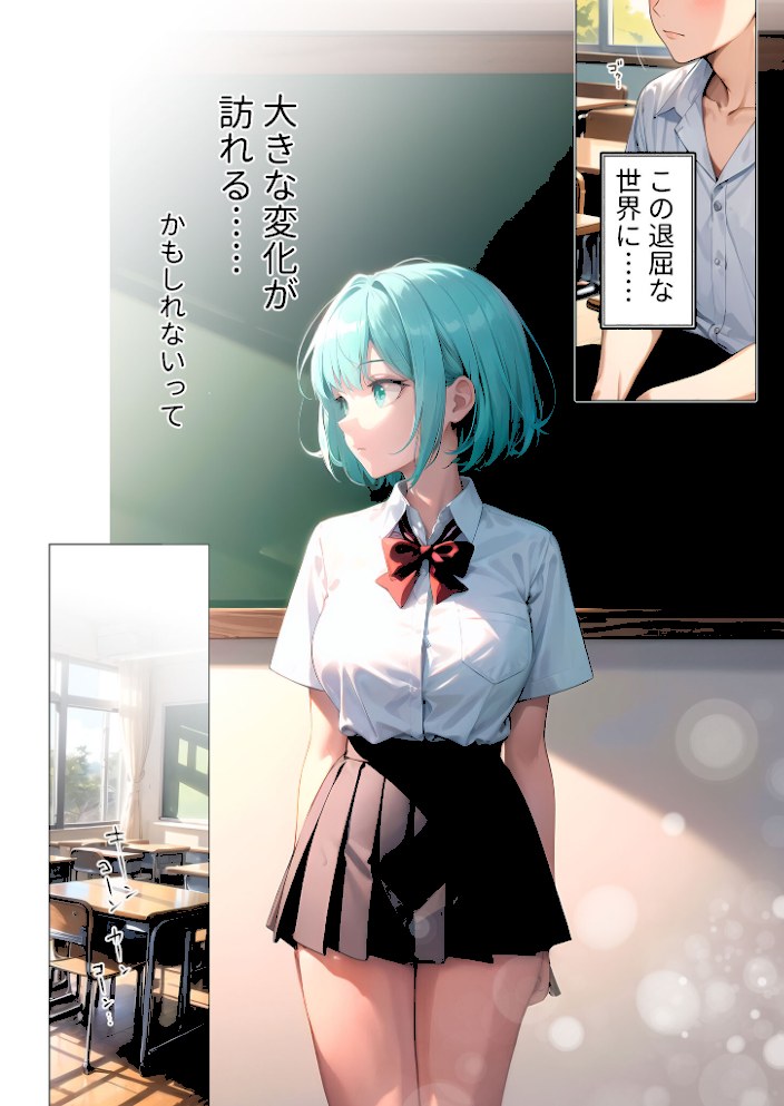 巨乳な転入生にヤリたい放題 第1話 〜不思議なあの娘はエッチを断らない〜 モザイク版【ラビットフット】|ラビットフット5