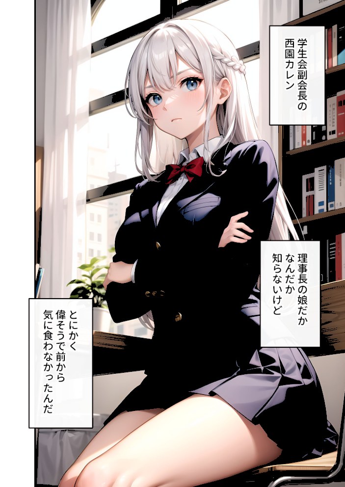 陰キャの僕、透視の力を手に入れる。第十一話 〜お嬢様副会長の乱れた息遣い〜 モザイク版【ラビットフット】|ラビットフット7