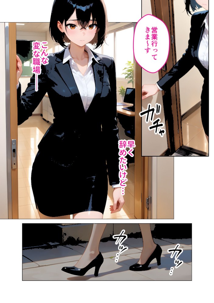 当店限定!セックス¥0サービス 〜新人営業さんの崖っぷちえっち〜 モザイク版【ラビットフット】|ラビットフット5