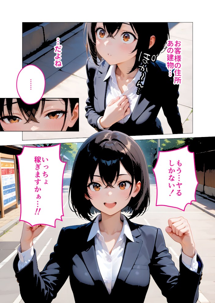 当店限定!セックス¥0サービス 〜新人営業さんの崖っぷちえっち〜 モザイク版【ラビットフット】|ラビットフット8