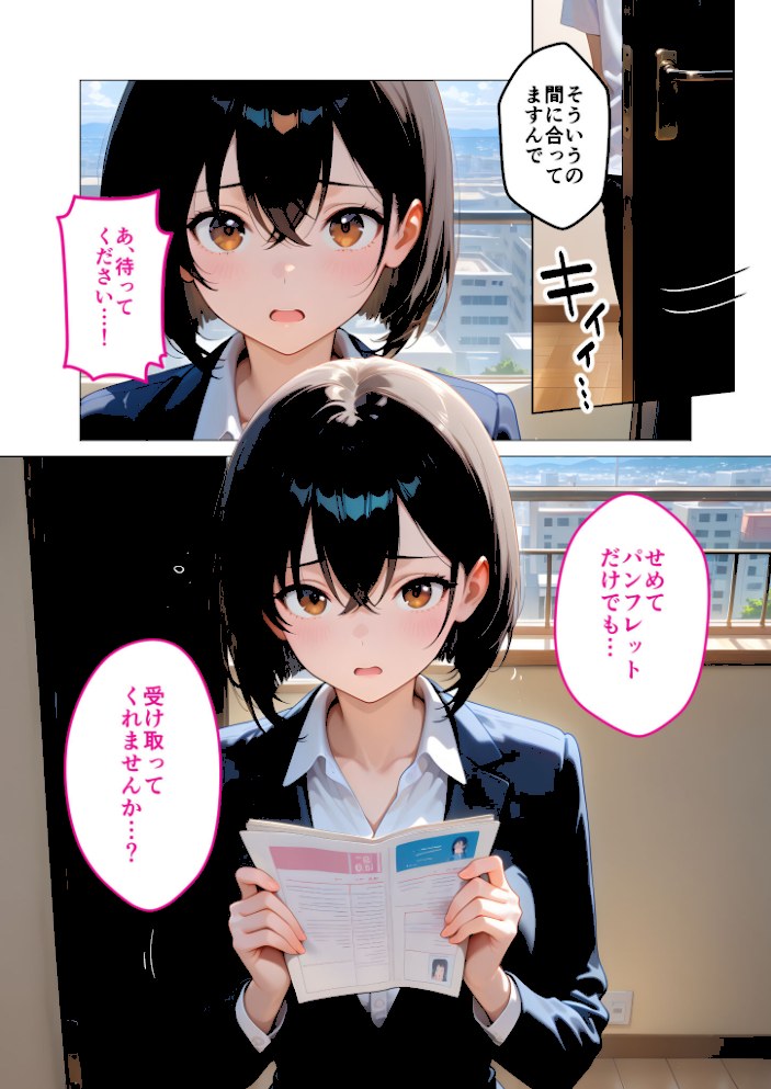 当店限定!セックス¥0サービス 〜新人営業さんの崖っぷちえっち〜 モザイク版【ラビットフット】|ラビットフット11